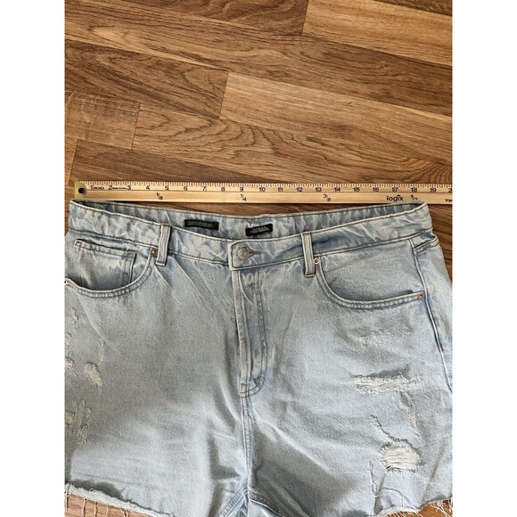 Wild Fable Womens Super High Rise Cutoff Shorts Size 16 Button Fly Mom Short - Picture 8 of 9